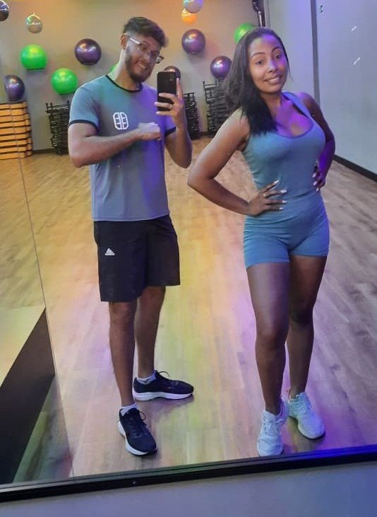 Treino orientado por Samuel Alves